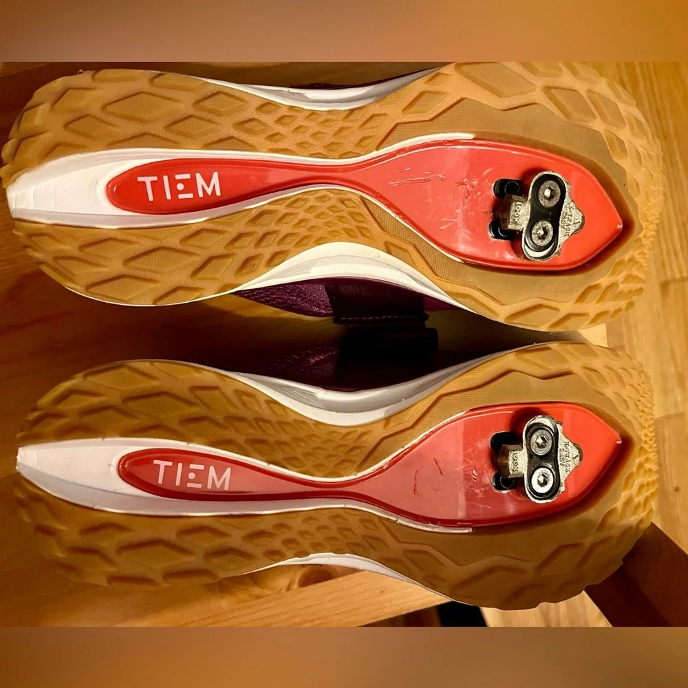 TIEM Slipstream Indoor Cycle Shoes in Sangria - Picture 3 of 5